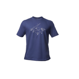 OGNIO GEOMETRO T-SHIRT Respiro NAVY S 