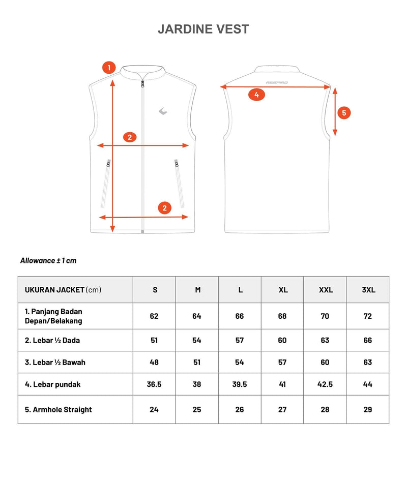 JARDINE VEST vest Respiro 