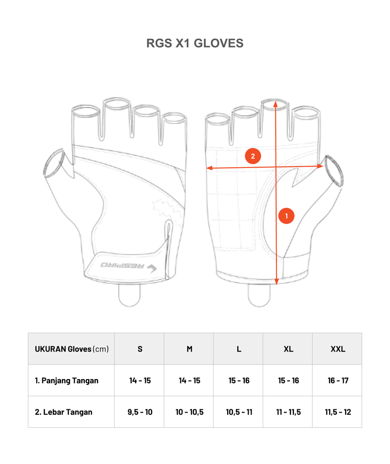 RGS X1 GLOVES Gloves Respiro 